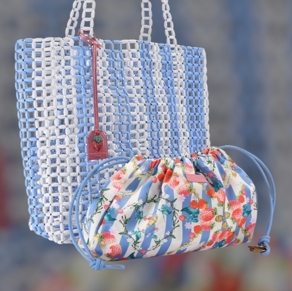 Kurt Geiger Kensington Beaded Shopper  Tote, NWT - Picture 2 of 5